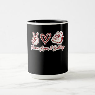 Bulldog Liebhaber Bulldog Peace Liebe Bulldog Ei Tasse