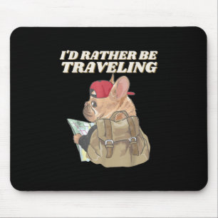 Bulldog Liebhaber Ich würde eher Bulldoggen reis Mousepad