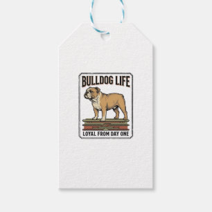 Bulldog-Liebhaber-Shirt Vintage gravierte Hundekun Geschenkanhänger