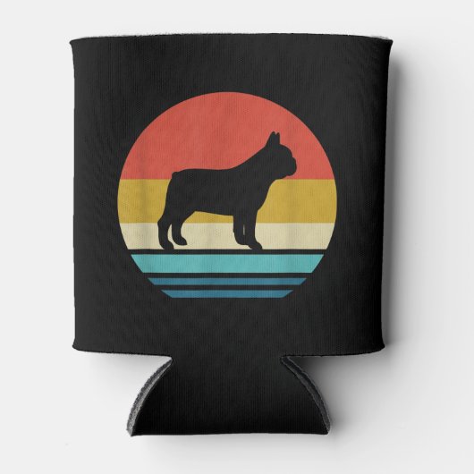 Bulldog Liebhaber | Vintag Retro French Bulldog Do Dosenkühler (Vorderseite)