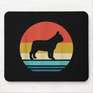 Bulldog Liebhaber Vintag Retro French Bulldog Do Mousepad