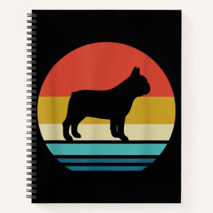 Bulldog Liebhaber Vintag Retro French Bulldog Do Notizblock