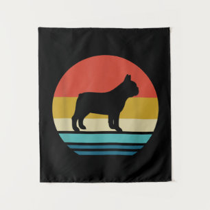Bulldog Liebhaber Vintage Retro Französische Bul Wandteppich