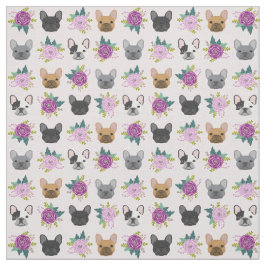 Bulldog Lila Florenz Stoff