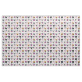 Bulldog Lila Florenz Stoff (Fat Quarter (45,7 x 55,9 cm))