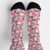 Bulldog-Lineargitter-Socken Socken (Oben)