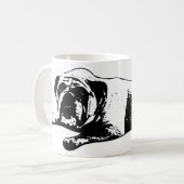 Bulldog Lounge Stimmung Kaffeetasse (Vorderseite Links)