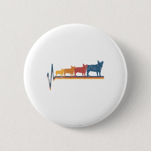 Bulldog Lover Button (Vorderseite)