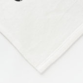 Bulldog Lover Funny Bulldog Retro  Fleecedecke (Ecke)