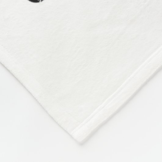 Bulldog Lover Funny Bulldog Retro  Fleecedecke (Ecke)