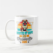 Bulldog Lover Funny Bulldog Retro Kaffeetasse (Links)
