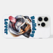 Bulldog Lover iPhone Hülle (Rückseite (Horizontal))
