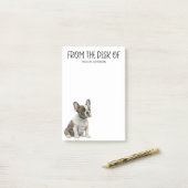 Bulldog Lover Post-it Klebezettel (Auf Schreibtisch)