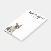 Bulldog Lover Post-it Klebezettel (angewinkelt)