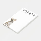 Bulldog Lover Post-it Klebezettel (angewinkelt)