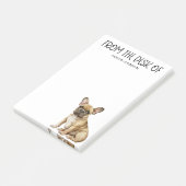Bulldog Lover Post-it Klebezettel (angewinkelt)