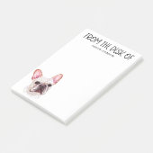 Bulldog Lover Post-it Klebezettel (angewinkelt)