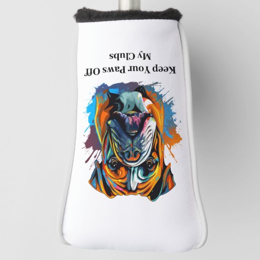 Bulldog-Lover Putter   Golf Headcover (Rotieren 90)