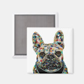 Bulldog Magnet (Vorderseite/Rückseite)