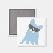 Bulldog Magnet (Vorderseite/Rückseite)