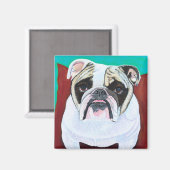 Bulldog Magnet (Vorderseite/Rückseite)