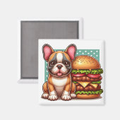 Bulldog Magnet (Vorderseite/Rückseite)