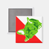 Bulldog Magnet (Vorderseite/Rückseite)