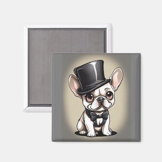 Bulldog Magnet (Vorderseite/Rückseite)