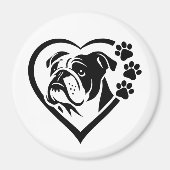 Bulldog Magnet (Vorne)
