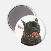 Bulldog Magnet (Vorderseite/Rückseite)