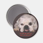 Bulldog Magnet (Vorderseite/Rückseite)