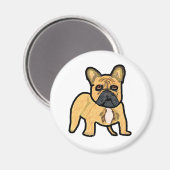 Bulldog Magnet (Vorderseite/Rückseite)