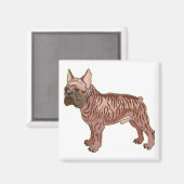 Bulldog Magnet (Vorderseite/Rückseite)