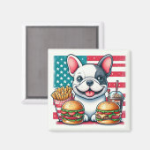 Bulldog Magnet (Vorderseite/Rückseite)