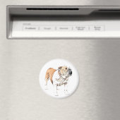 Bulldog-Magnet Magnet (In Situ (Geschirrspüler))