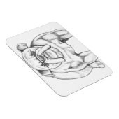 Bulldog-Magnet Magnet (Rechte Seite)
