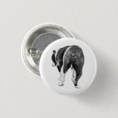 "Bulldog-Make-up-Tasche", "chic saisononal polish" Button (Vorne & Hinten)