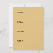 Bulldog-Malerei - Niedliche Original Hunde-Kunst Einladung (Rückseite)