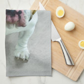 Bulldog-Malerei - Niedliche Original Hunde-Kunst Geschirrtuch (Viertel Falte)