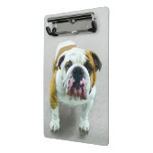Bulldog-Malerei - Niedliche Original Hunde-Kunst Mini Klemmbrett (Gewinkelt2)