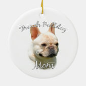 Bulldog-Mama 2 Keramik Ornament (Hinten)