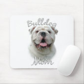 Bulldog-Mama 2 Mousepad (Mit Mouse)