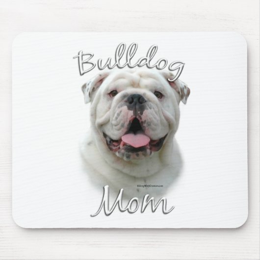 Bulldog-Mama 2 Mousepad (Vorne)