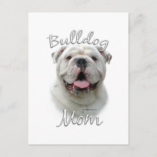 Bulldog-Mama 2 Postkarte (Vorderseite)