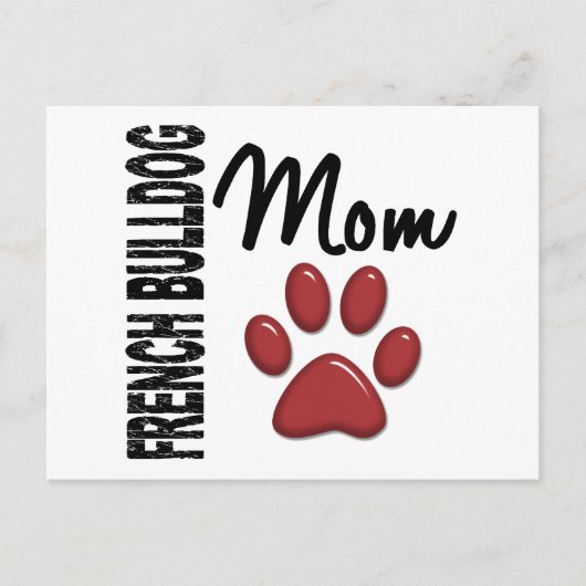 Bulldog-Mama 2 Postkarte (Vorderseite)