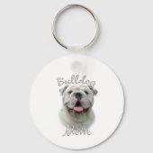 Bulldog-Mama 2 Schlüsselanhänger (Vorderseite)