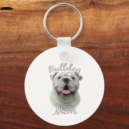 Bulldog-Mama 2 Schlüsselanhänger (Rückseite)