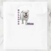 Bulldog Mama 4 - Aufkleber (Tasche)