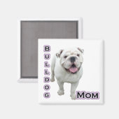 Bulldog Mama 4 - Magnet (Vorderseite/Rückseite)