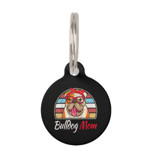 Bulldog Mama English Bulldog Lover Geschenke Fraue Haustiermarke